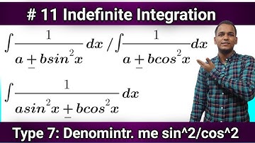 #11 TYPE 7 : Indefinite Integration Class 12th | Type 7 | 2022-2023 | By Vivek Lodh #ApnaTuition