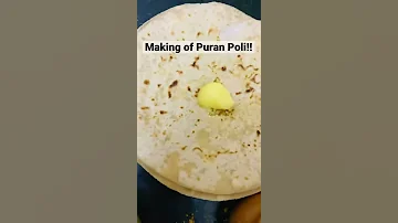 Making of Puran Poli!! Follow my YouTube channel #flavouredpan