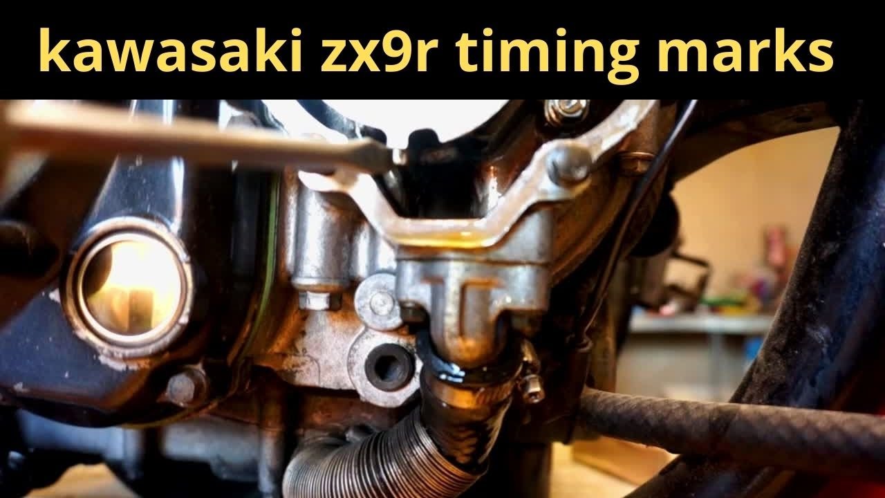 Kawasaki zx9r timing marks