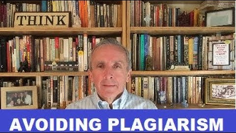 Avoiding Plagiarism