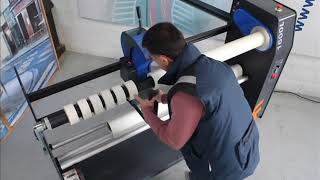 Vinyl Roll Cutter - Slitter machine