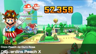 Peach Gardens T - Mario Kart Tour, NONSTOP COMBO & High Score (217 Actions)