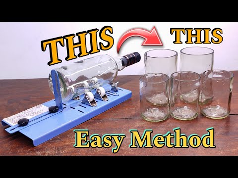 Turn Liquor Bottles into Glasses | Easy DIY Glass Cutting Tutorial