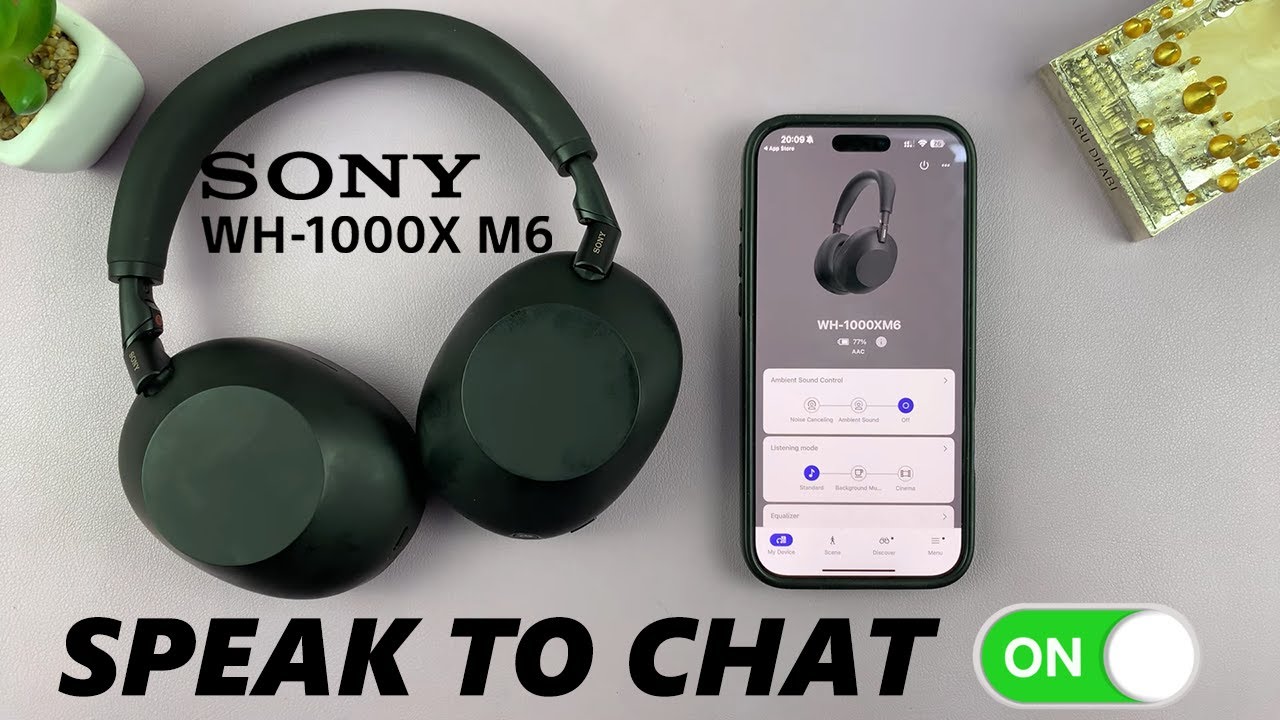 SONY WH-1000XM6　交渉OK How To Enable Speak To Chat On Sony WH-1000XM6 - YouTube