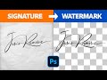 Turn Your Signature Into a Watermark in Photoshop! [Easy Photography Logo]