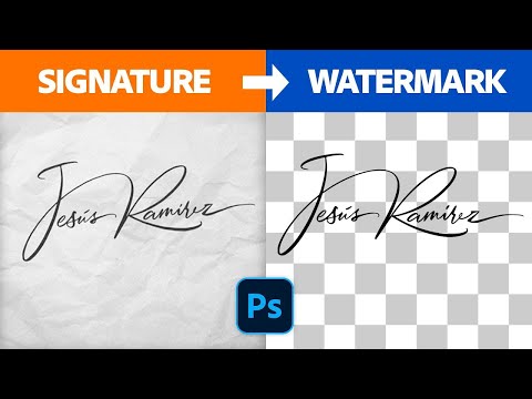 Video: Paano ako magdagdag ng watermark sa Photoshop cs6?