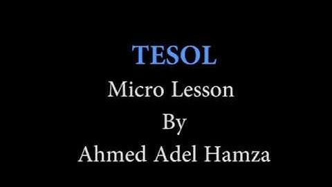 TESOL Part 2 - Course 1 - Second Language Reading, Writing, and Grammar