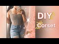 DIY CORSET TOP // COMO HACER UN CORSET TOP