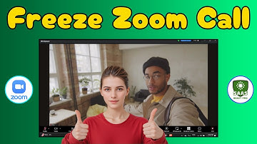How To Freeze Zoom Call | Paused Camera Effect (2025)