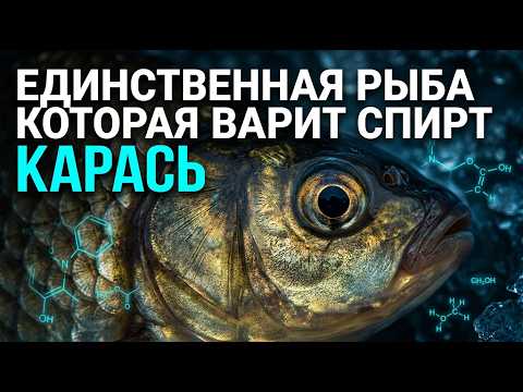 101 факт о карасе - единственной рыбе, которая варит спирт внутри себя чтобы не умереть