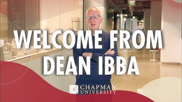 Welcome From The Dean:  Schmid College of Science and Technology