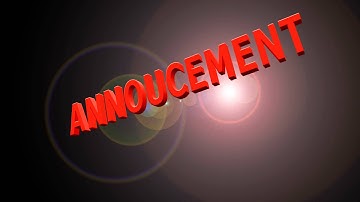 Announcement for Easy Worship Media Presentation by elija_god