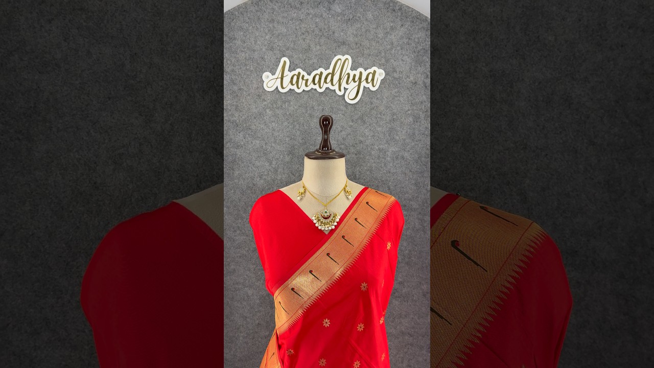 Authentic Paithani Soft Silk Saree