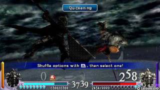 Dissidia Final Fantasy English (Gabranth lvl 100 vs. Gabranth lvl 105)