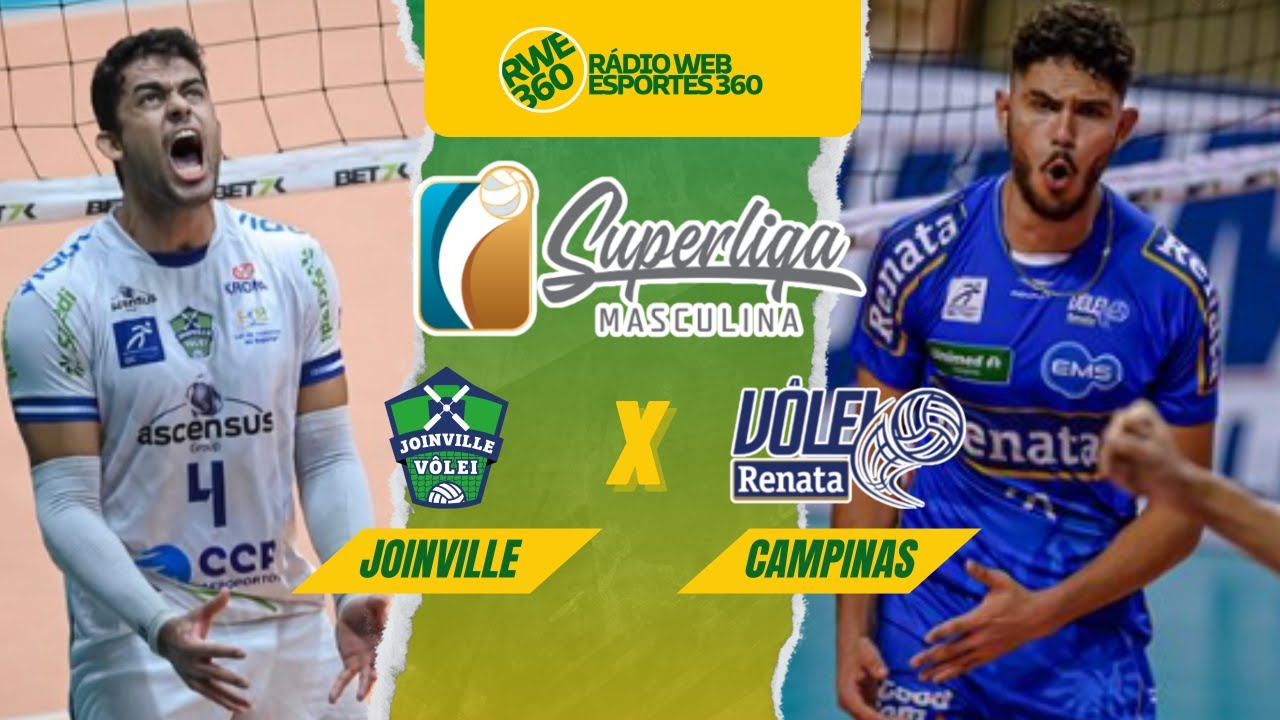 JOINVILLE X CAMPINAS | SUPERLIGA DE VÔLEI MASCULINA - AO VIVO - YouTube