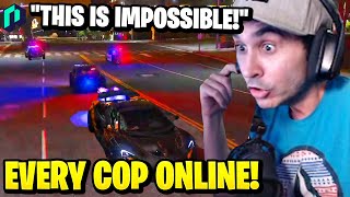 Summit1g Can't Believe IMPOSSIBLE Heist vs Every Cop on NoPixel! | GTA 5 RP