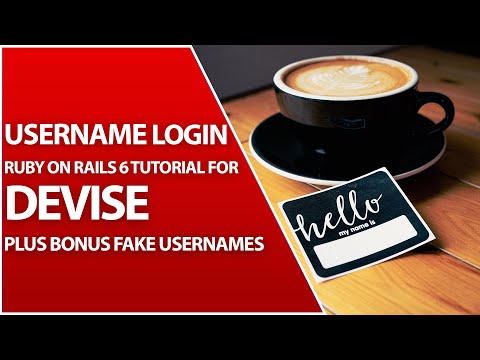 Devise Login With Username And Email + How To Create Prototype Usernames | Ruby On Rails 6 Tutorial