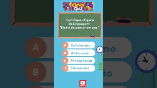 Quiz - Figuras de Linguagem #quiz#shortvideo