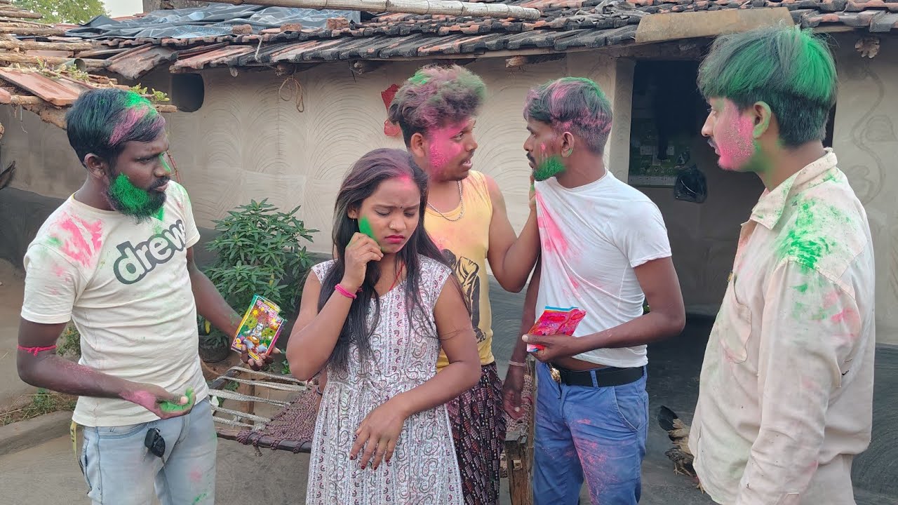 হোলির দিনেই শালিকে দিল দিয়ে সিঁদুর ।। পুরুলিয়া কমেডি ভিডিও ।। Purulia natok video