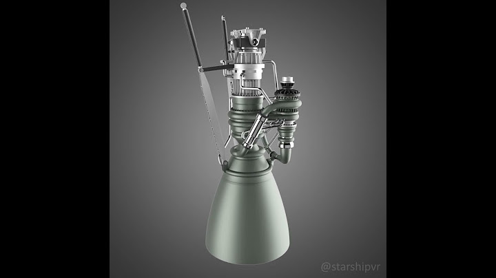 Raptor Engine TVC gimbal for StarshipVR