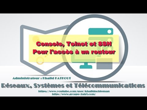 Console, Telnet et SSH sur un Routeur (KHALID KATKOUT)