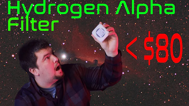 The least expensive Hydrogen Alpha telescope filter I could find.