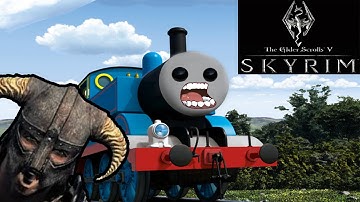SKYRIM WITH TRAINS!?!? - Modded Skyrim - Part 1