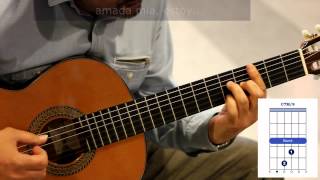 Como tocar "Contigo en la distancia" / How to play "Contigo en la distancia" chords