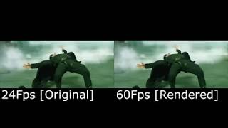 The Matrix - Rooftop Showdown 24Fps Vs 60Fps Comparison