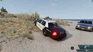 Beamng.drive small island police chase