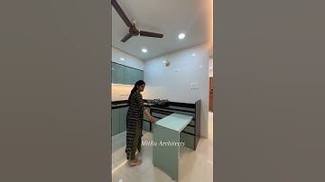 Rotating table that adds more platform area to your cooking space...Small kitchen, big ideas!