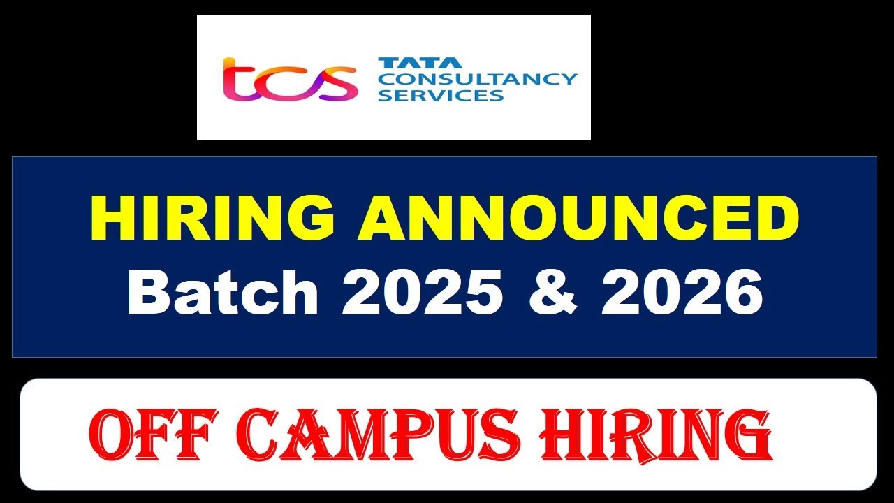 TCS Hiring Started 2025 & 2026! BSc Ignite & Smart | IT JOBS TAMIL