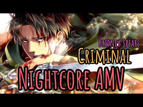 Nightcore AMV Levi / Criminal - Britney Spears // Mia Tokisayo