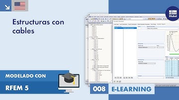 [EN] Modelado con RFEM 5 | 008 Estructuras con cables