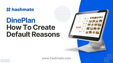 DinePlan - How to Create Default Reasons