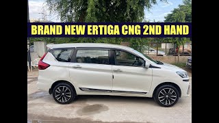 ERTIGA 2021 DECEMBER SALE COMPANY GREEN CNG, BRAND NEW SHAPE SECOND HAND ERTIGA, LOADED ERTIGA COST