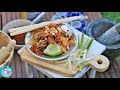 ทำอาหารจริง ทำอาหารจิ๋ว เมนูผัดไท  Mini food Thai Recipe Miniature Cooking Real Food ASMR