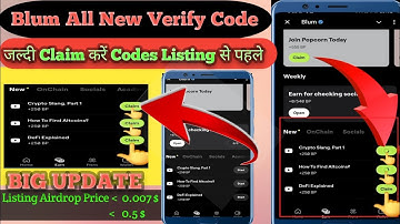 Crypto Slang. Part 1 Blum Video Code | Blum All New Video Code | Blum Listing Date | Token Burning🔥