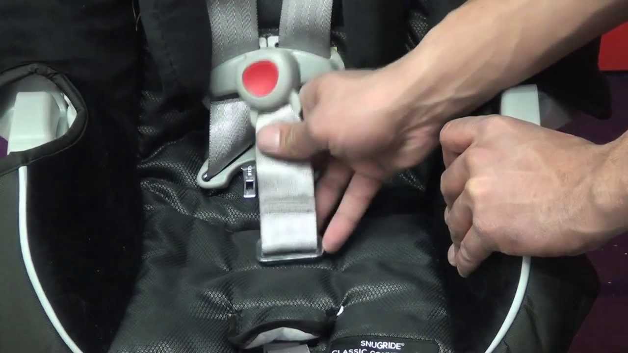 Graco SnugRide 30: Adjust Crotch Buckle 