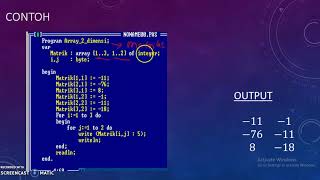 Program Pascal Array