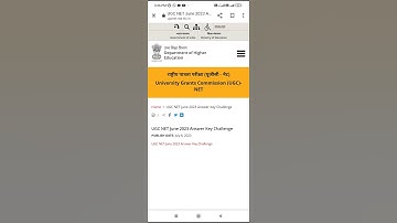 How to download UGC net answer key june 2023
