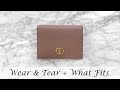 Gucci Leather Card Case Wallet Review | What fits, Wear & Tear | Jodie.Z