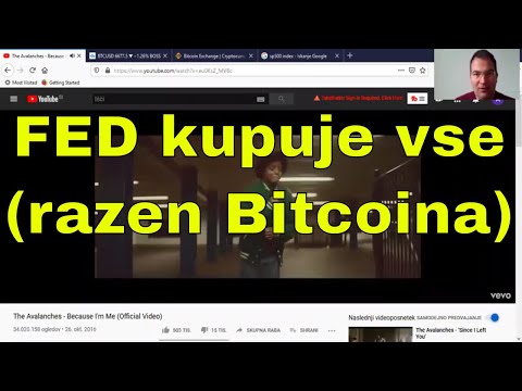 Kriptovalute: FED kupuje vse (razen Bitcoina)