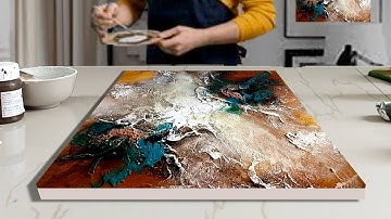 Mastering TEXTURED ABSTRACT Art / ACRYLIC Painting Tutorial / Palette Knife 