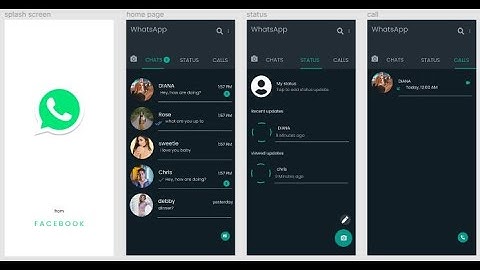 WhatsApp ui/ux redesign tutorial with figma