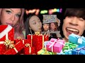 Asmr Artists eating what they got for Christmas/New year