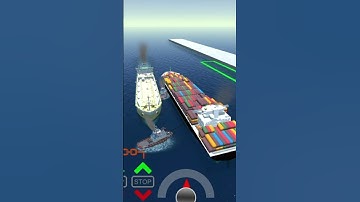 Fruit tanker hit tugboats - Ship Handling Simulator #game