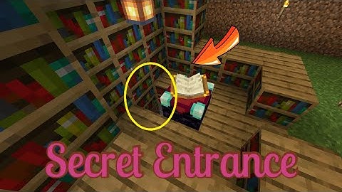 Secret Entrance from Enchantment Table in Minecraft | Jatplays