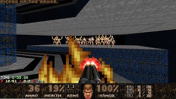 Doom II — 1x1 — Map 04 (0/5 idgames) UV-MAX in 1:18.91