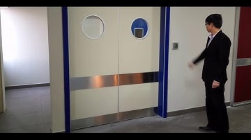 Automatic swing door opener and closer with access keypad control
